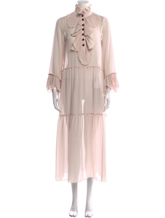 See by Chloé Mock Neck Long Dress