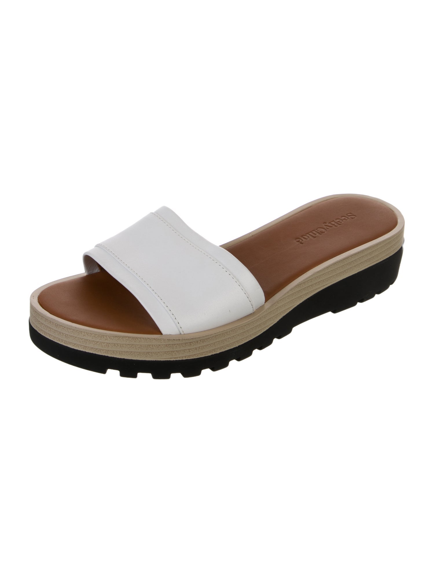See by Chloé Leather Slides