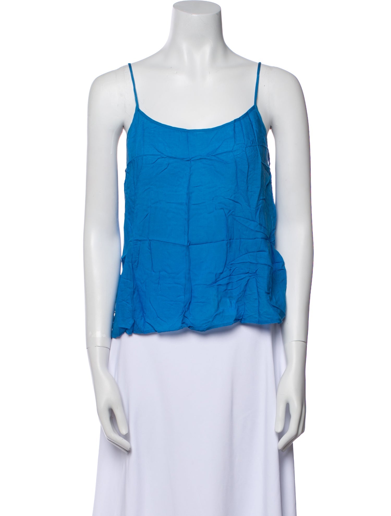 See by Chloé Square Neckline Sleeveless Crop Top