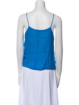 See by Chloé Square Neckline Sleeveless Crop Top
