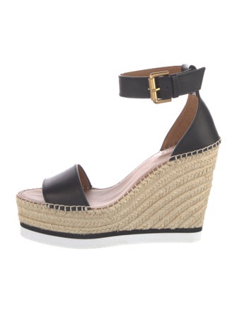 See by Chloé Leather Whipstitch Trim D'Orsay Pumps