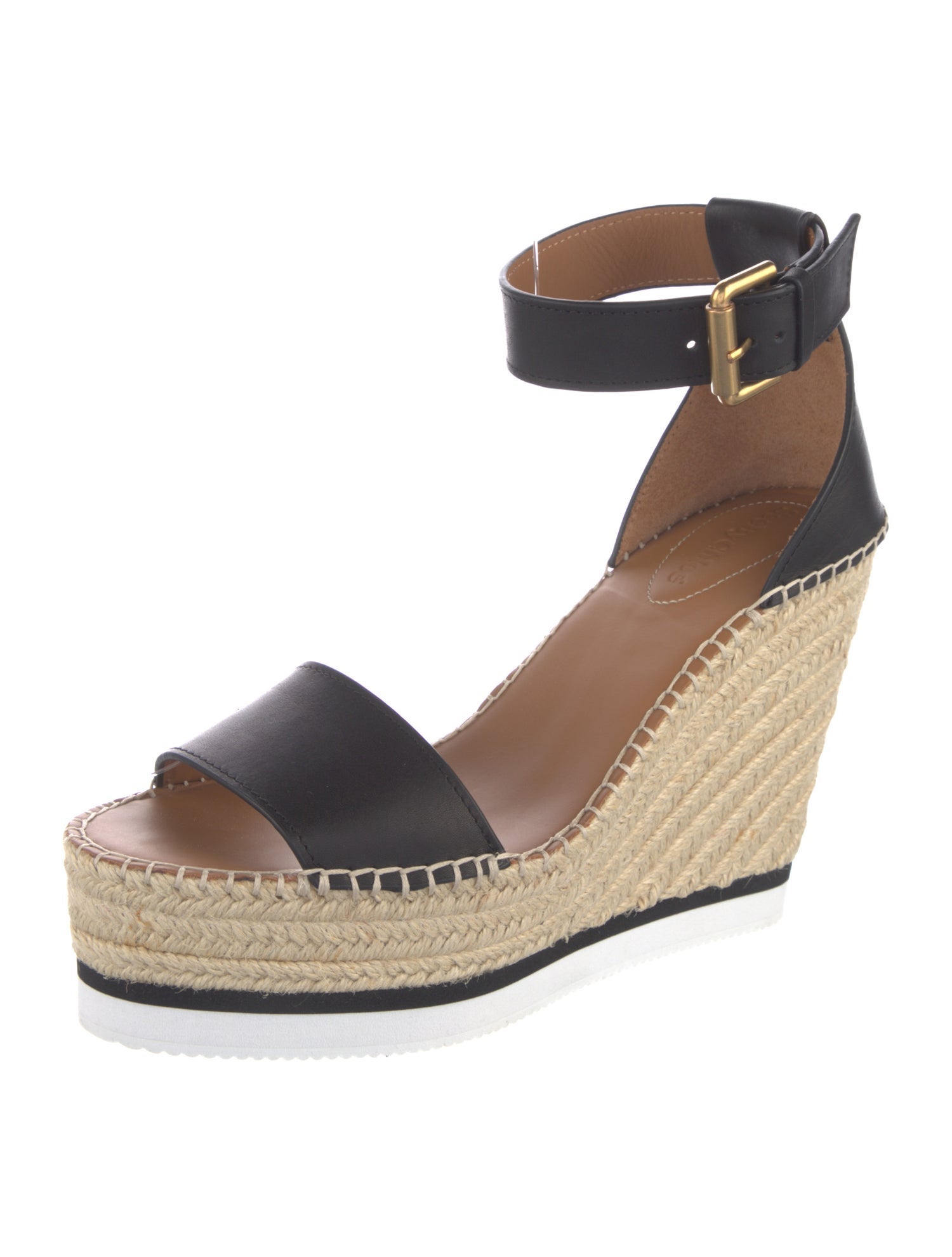 See by Chloé Leather Whipstitch Trim D'Orsay Pumps