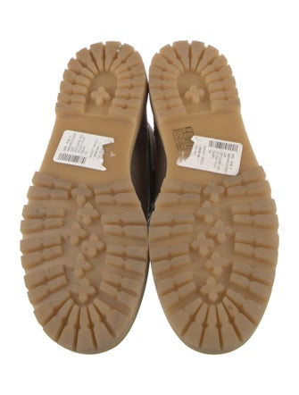 See by Chloé Suede Colorblock Pattern Hiking Boots