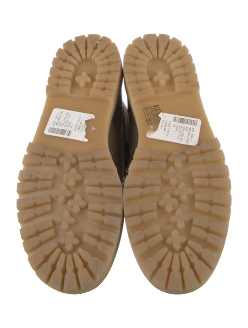 See by Chloé Suede Colorblock Pattern Hiking Boots