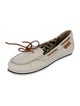 See by Chloé Leather Colorblock Pattern Moccasins