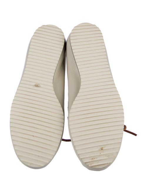 See by Chloé Leather Colorblock Pattern Moccasins