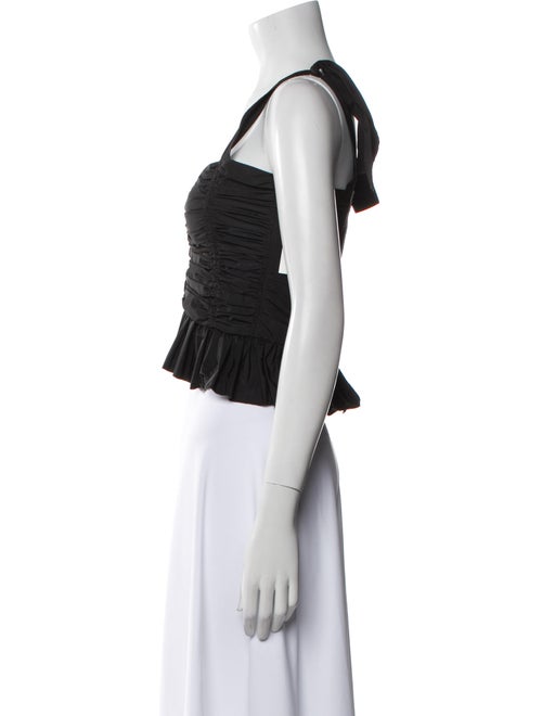 See by Chloé Square Neckline Sleeveless Crop Top