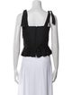 See by Chloé Square Neckline Sleeveless Crop Top