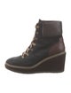 See by Chloé Suede Lace-Up Boots
