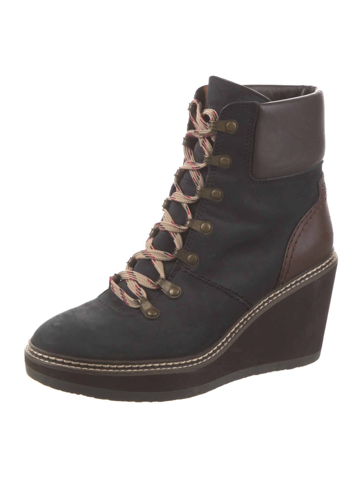 See by Chloé Suede Lace-Up Boots