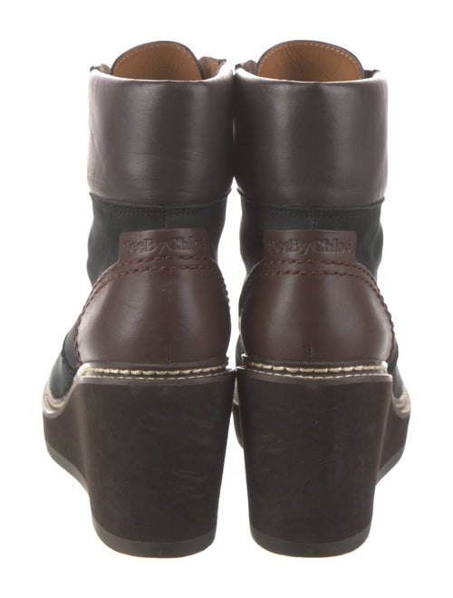 See by Chloé Suede Lace-Up Boots