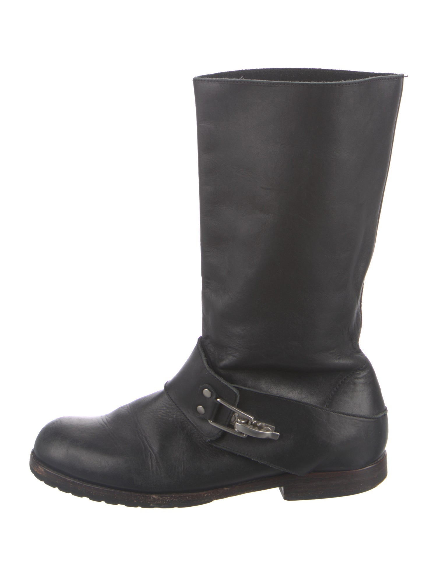 See by Chloé Leather Moto Boots