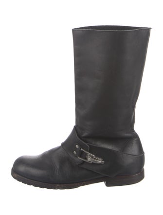 See by Chloé Leather Moto Boots