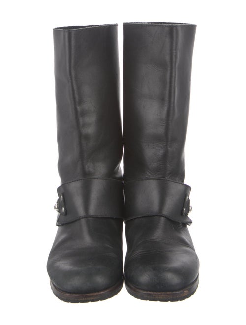 See by Chloé Leather Moto Boots