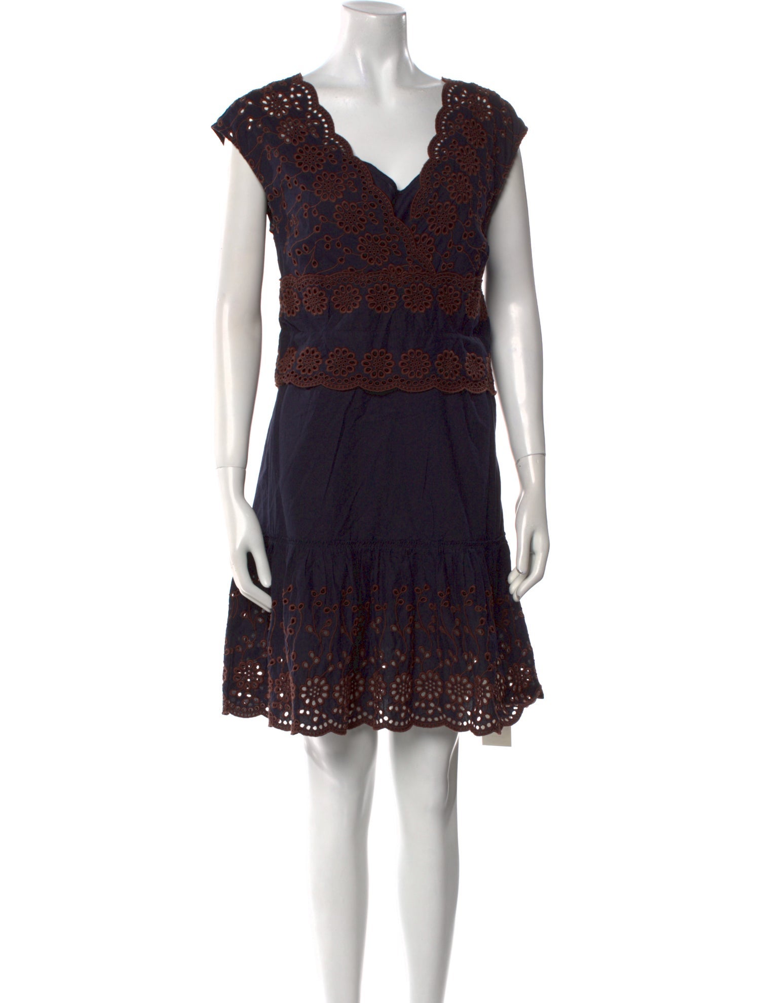 See by Chloé Printed Midi Length Dress w/ Tags