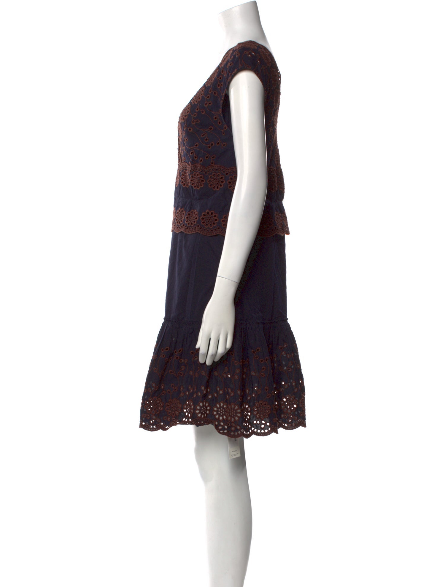 See by Chloé Printed Midi Length Dress w/ Tags