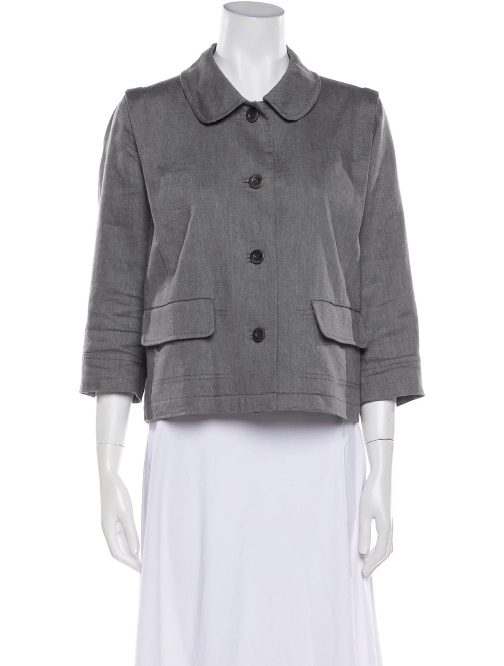 See by Chloé See by Chloé Linen Utility Jacket Gr… - image 1