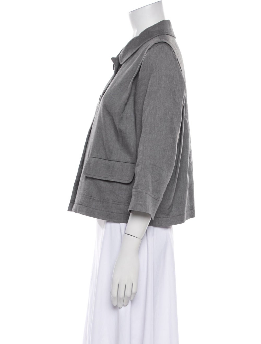 See by Chloé See by Chloé Linen Utility Jacket Gr… - image 2