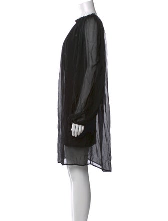 See by Chloé Bateau Neckline Knee-Length Dress