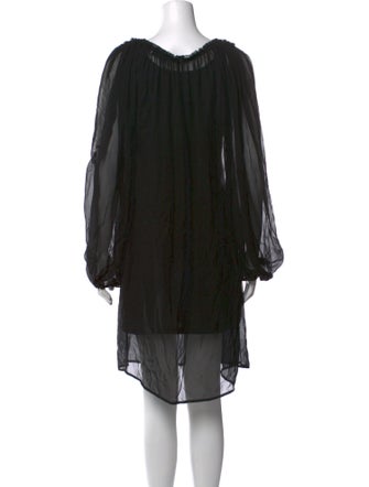 See by Chloé Bateau Neckline Knee-Length Dress