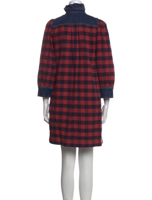 See by Chloé Plaid Print Knee-Length Dress