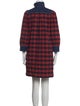 See by Chloé Plaid Print Knee-Length Dress
