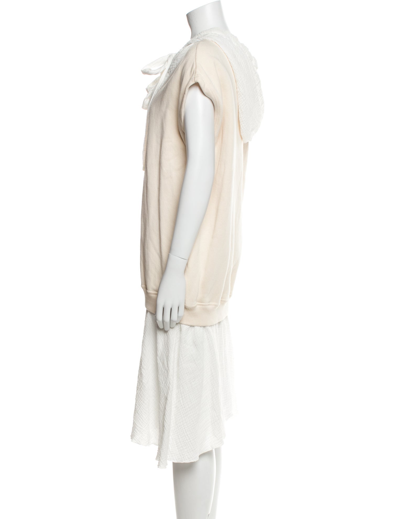 See by Chloé Crew Neck Midi Length Dress