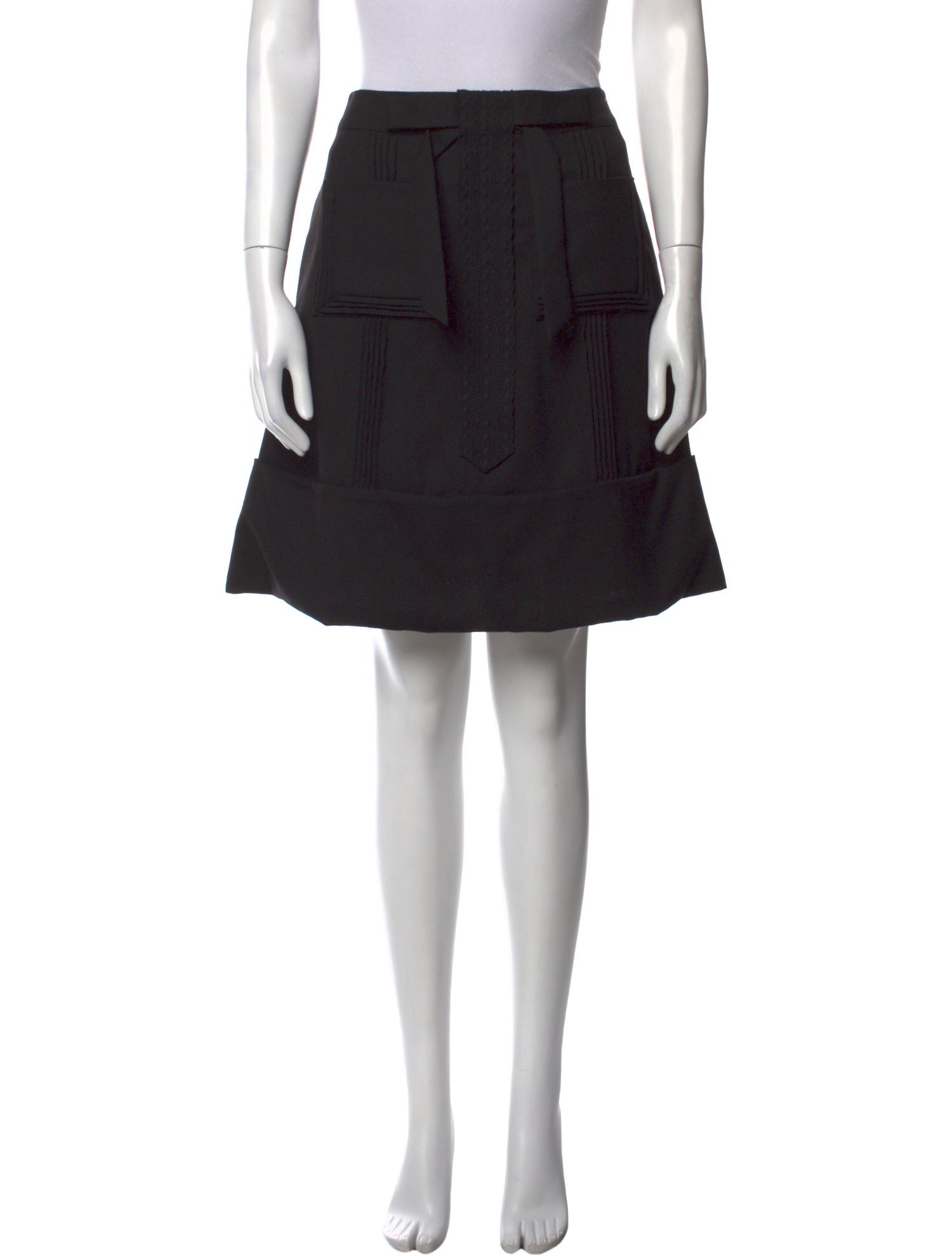 See by Chloé Wool Knee-Length Skirt