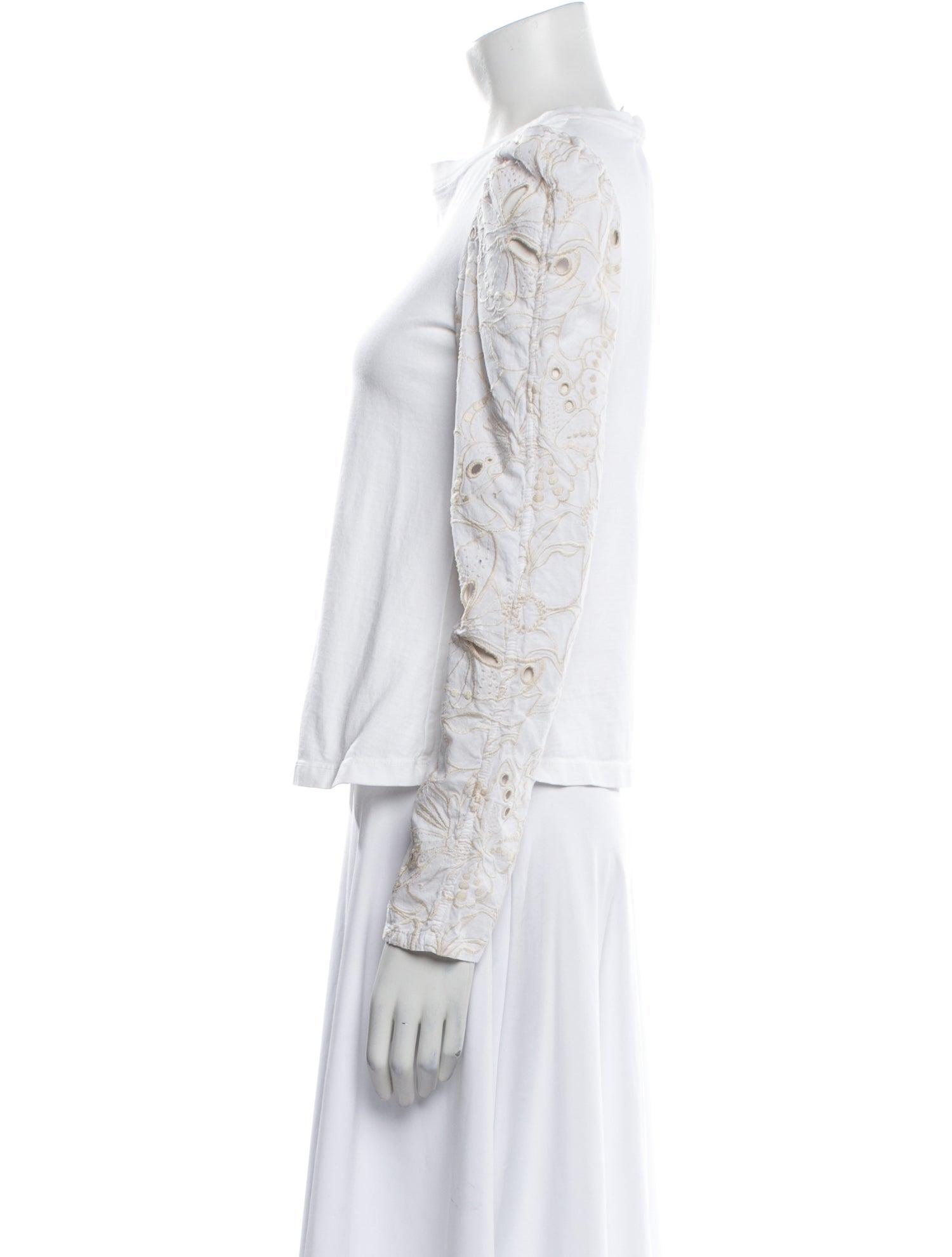 See by Chloé Crew Neck Long Sleeve Top