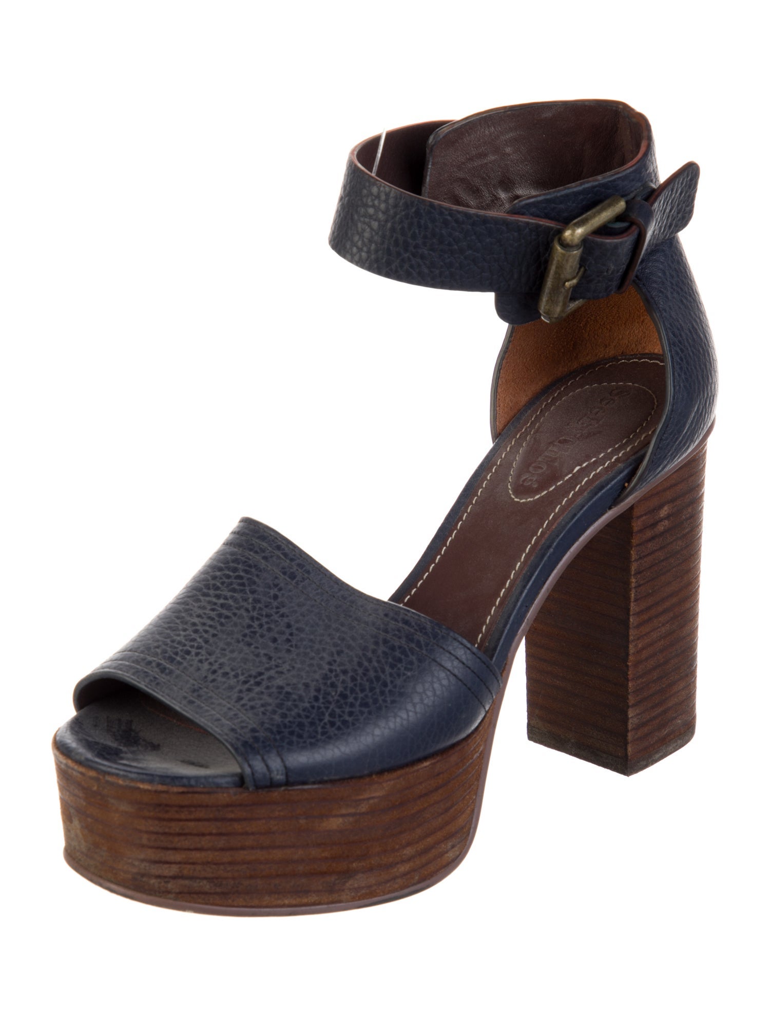 See by Chloé Leather D'Orsay Pumps