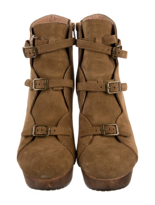 See by Chloé Suede Lace-Up Boots