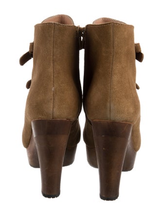 See by Chloé Suede Lace-Up Boots