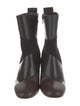 See by Chloé Leather Animal Print Chelsea Boots