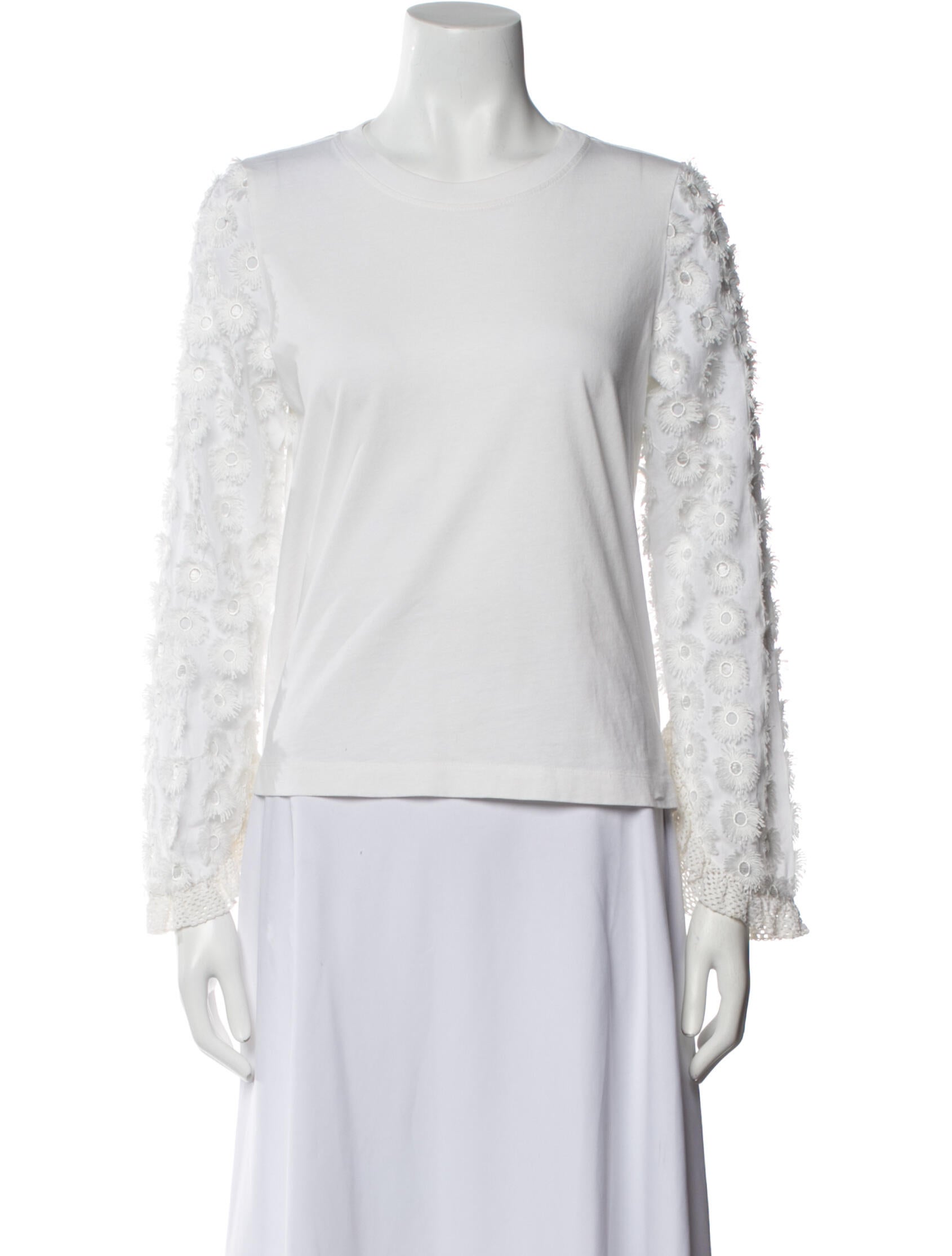 See by Chloé Bateau Neckline Long Sleeve Top