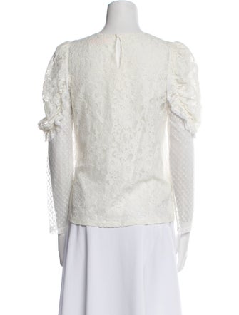 See by Chloé Crew Neck Long Sleeve Blouse