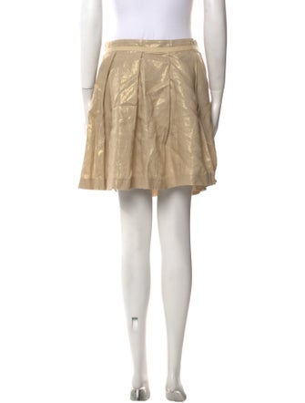 See by Chloé Linen Mini Skirt