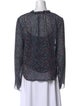 See by Chloé Floral Print V-Neck Blouse