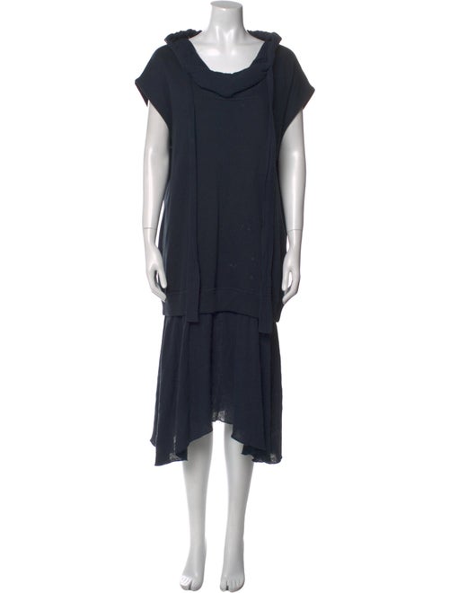 See by Chloé Cowl Neck Midi Length Dress