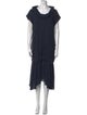 See by Chloé Cowl Neck Midi Length Dress