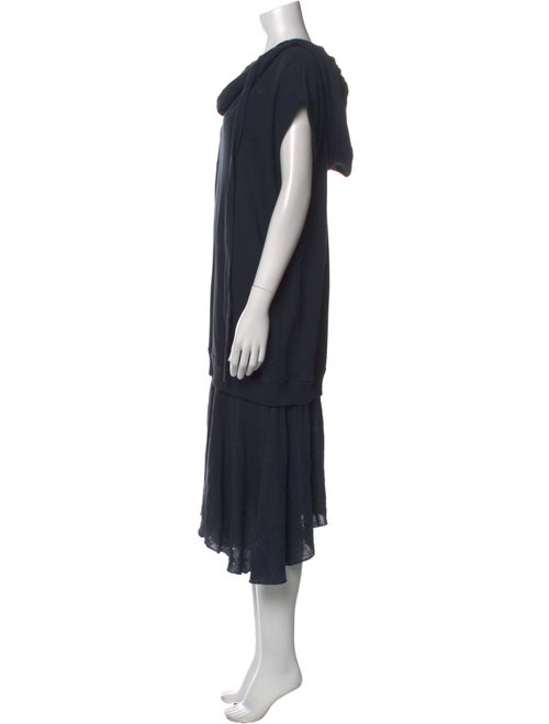 See by Chloé Cowl Neck Midi Length Dress