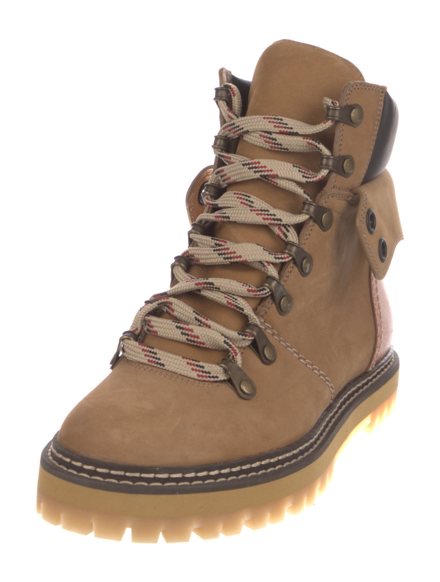 See by Chloé Suede Lace-Up Boots