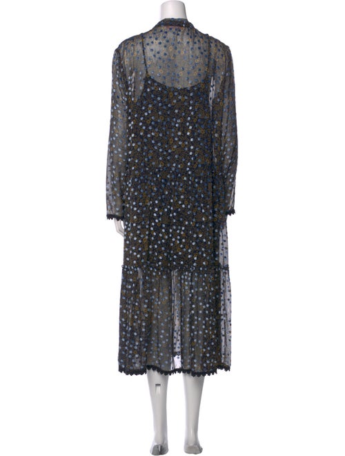 See by Chloé Silk Midi Length Dress