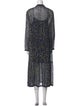See by Chloé Silk Midi Length Dress