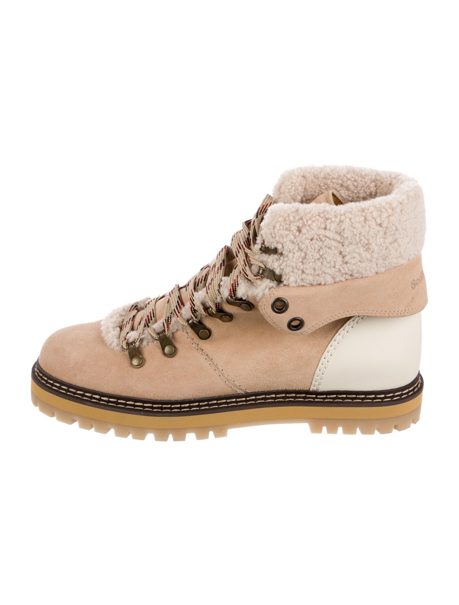 See by Chloé Suede Lace-Up Boots