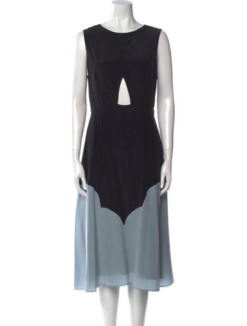 See by Chloé Silk Midi Length Dress