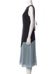 See by Chloé Silk Midi Length Dress