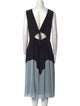 See by Chloé Silk Midi Length Dress