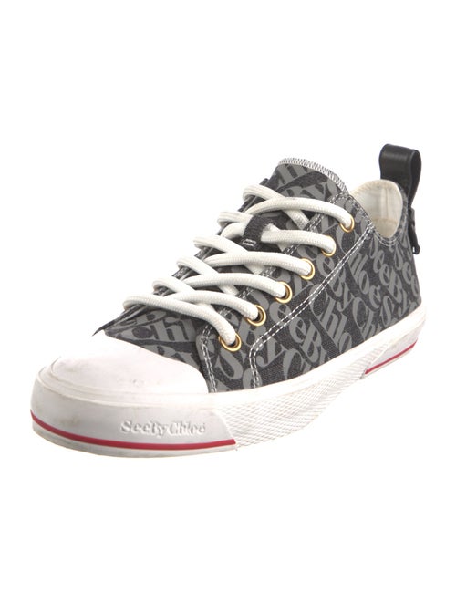 See by Chloé Denim Printed Sneakers