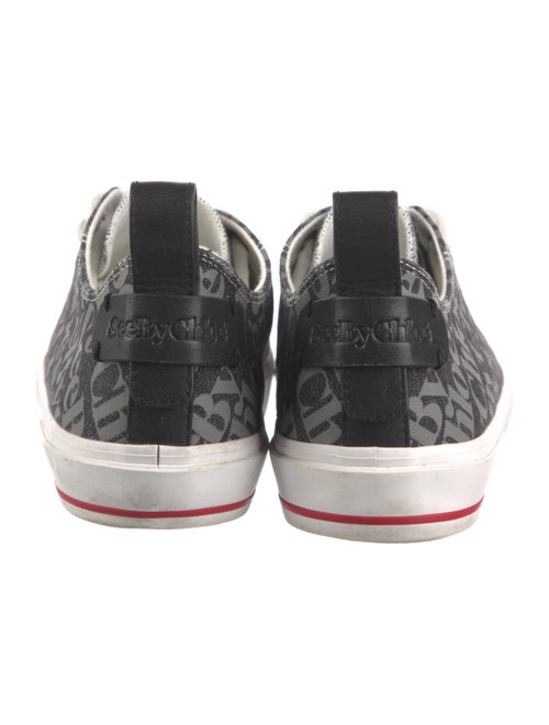 See by Chloé Denim Printed Sneakers