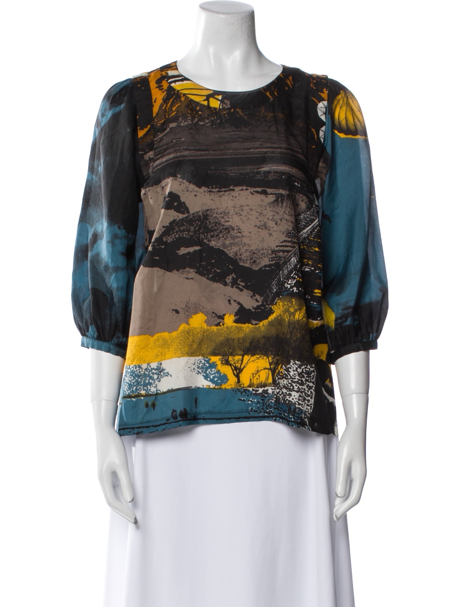 See by Chloé Silk Printed Blouse